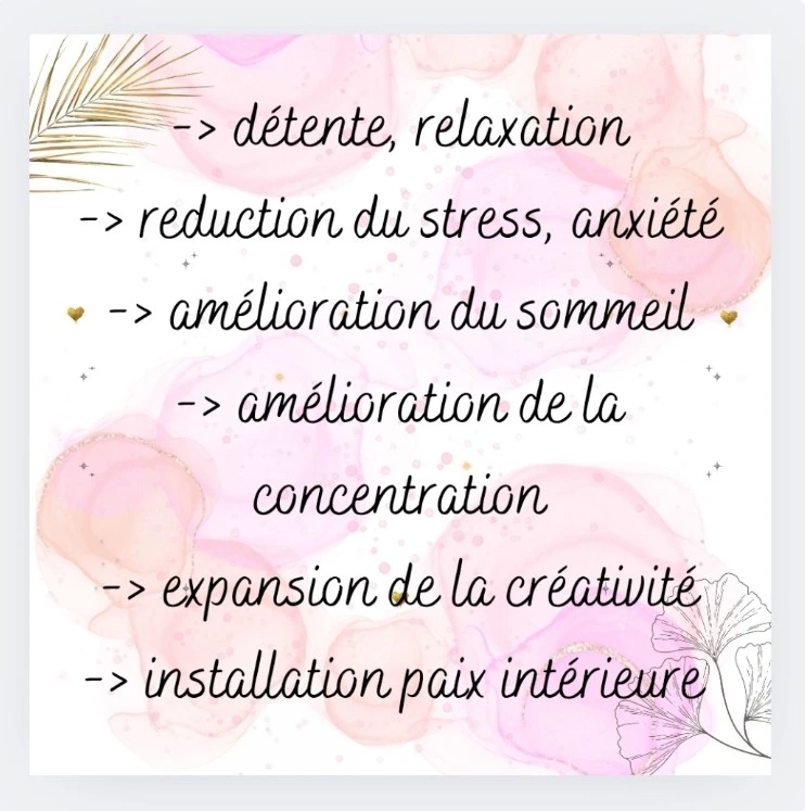 bienfaits des séances 