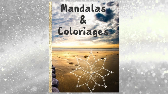 Livre carnet de coloriages et mandalas Laurie Rousseau