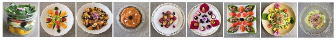 exemple de recettes créées par Laurie Rousseau