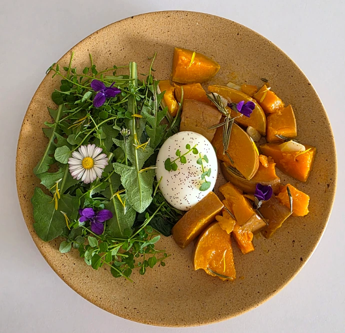 assiette printanière
