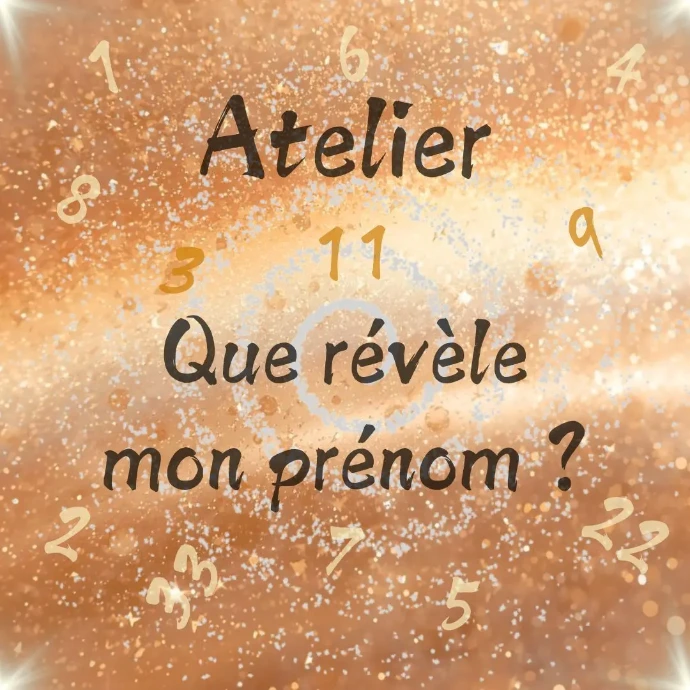 Atelier en ligne Que révèle mon pénom